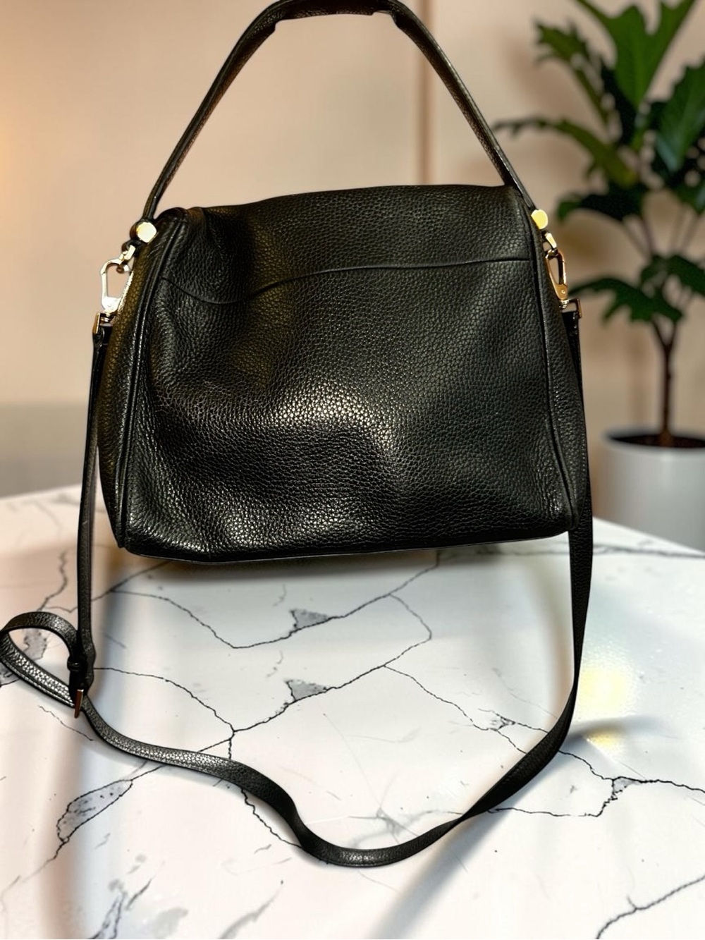 Kate Spade New York Black Pebbled Leather Crossbody Shoulder Bag - Picture 2 of 10